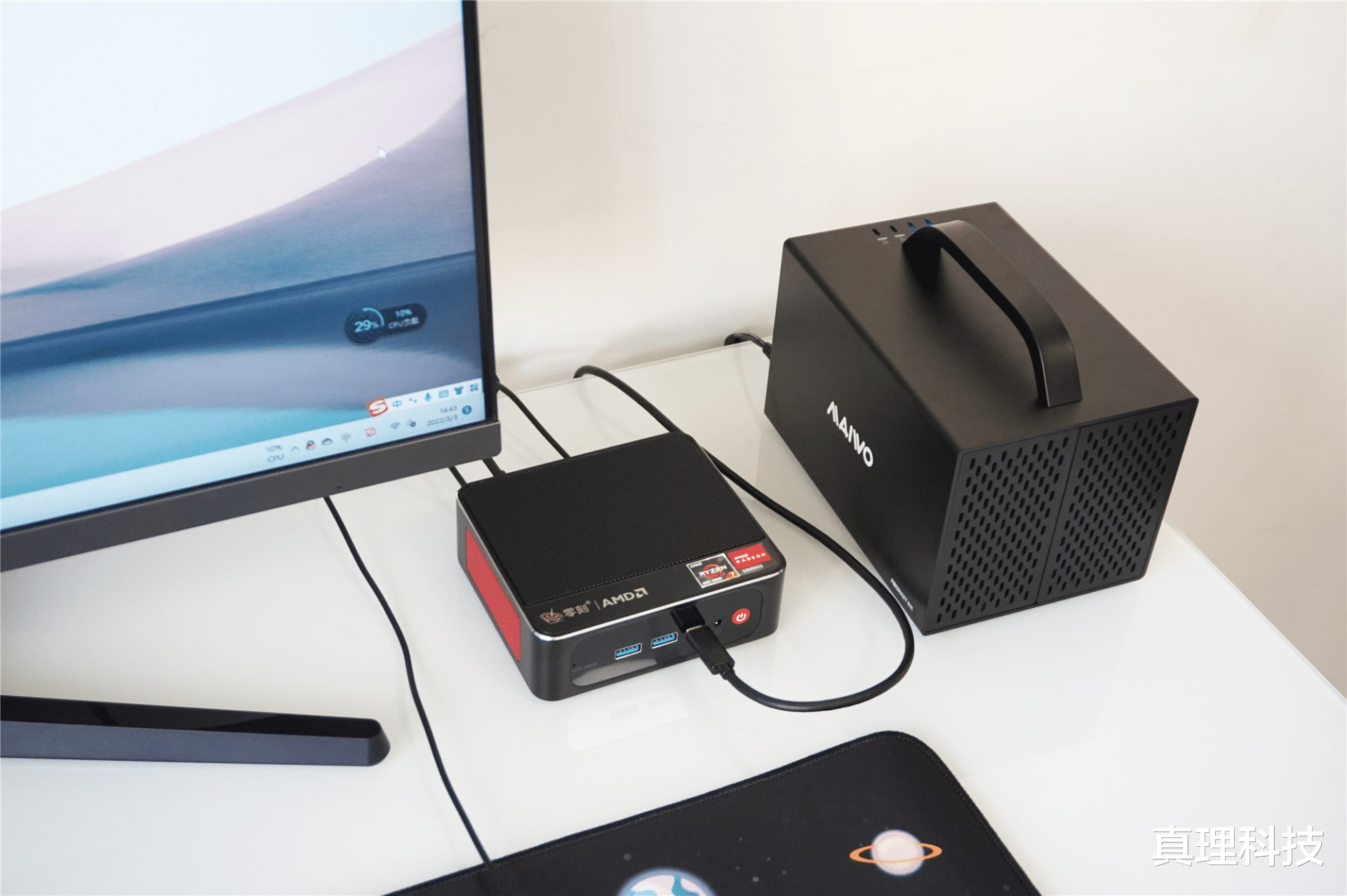 硬盘|锐龙7 4800U、不足3K，零刻SER4迷你电脑：体积小，但真的很强