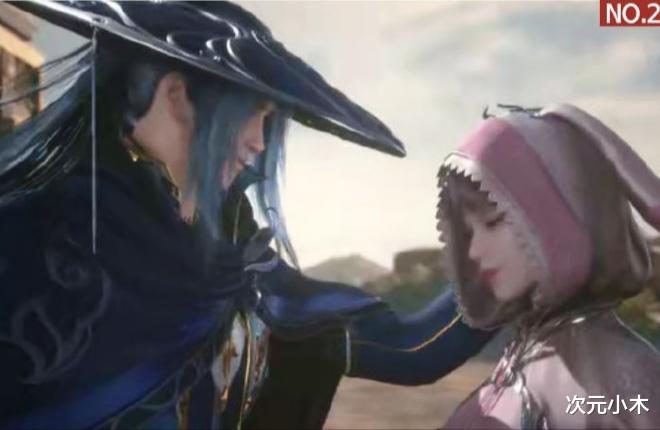 小舞|小舞斗篷装上线，头戴粉帽很有侠女气，被唐三摸到迷离