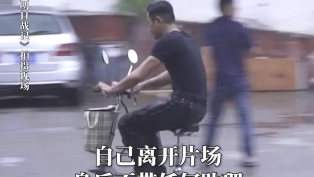古天乐|52岁古天乐骑电动车上班照曝光，打脸多少人：别让敷衍拖垮你
