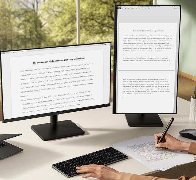 显示器|华为推出新款显示器，提供高色域，可旋转屏幕，售价899元