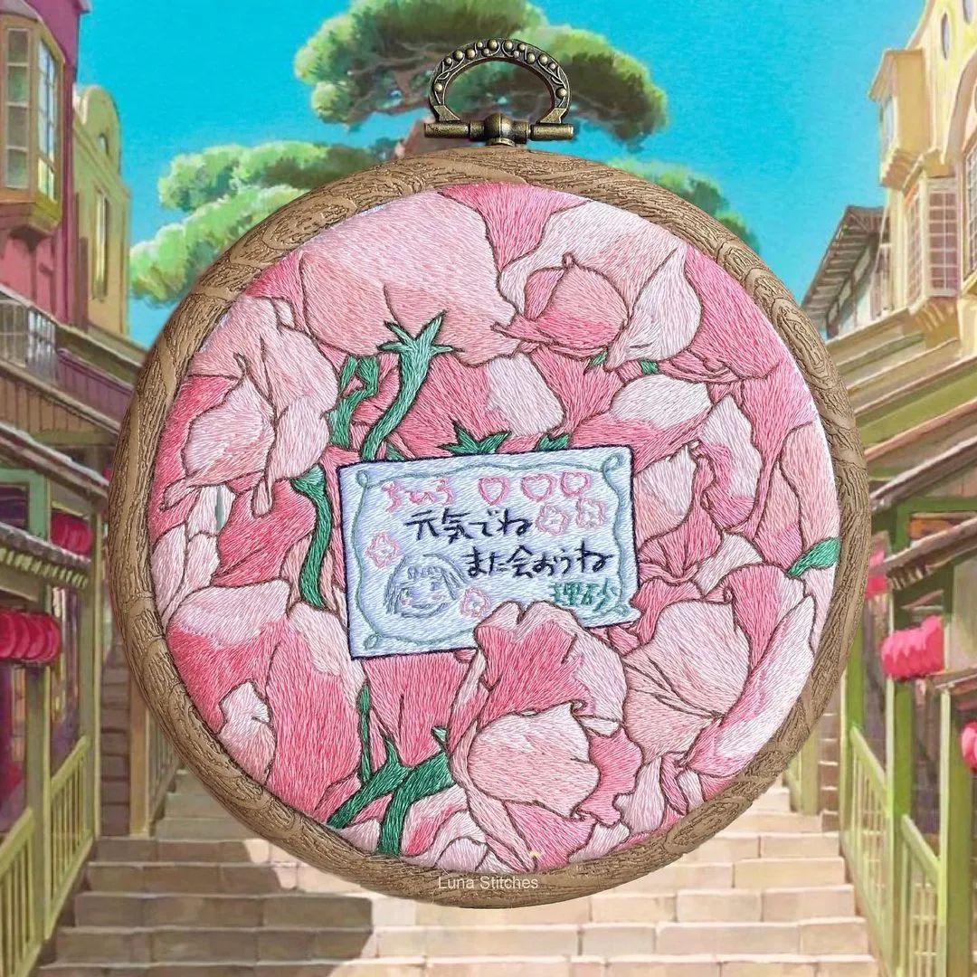 宫崎骏|宫崎骏动画迷大爱的刺绣作品