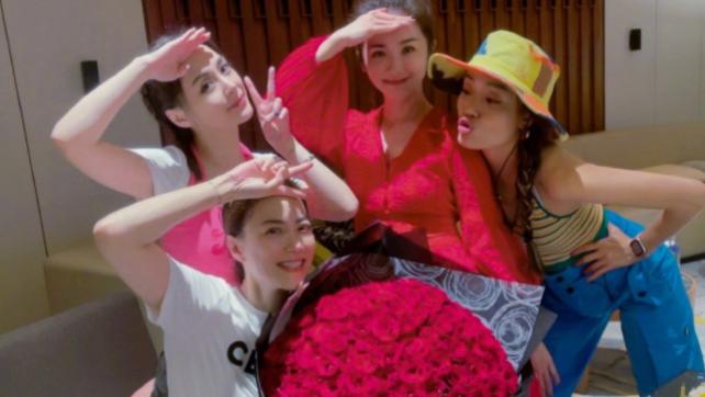 霍汶希|霍汶希生日与女儿，还有蔡卓妍钟欣潼容祖儿到三亚旅游庆生