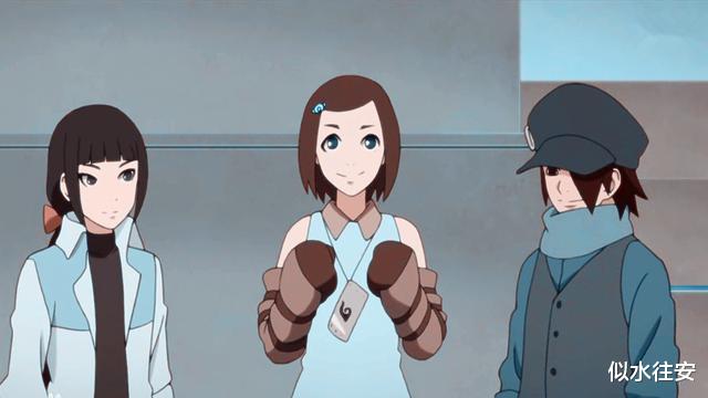 漩涡鸣人|火影：竹取蜂起像卡卡西，这2个女孩一个像鸣人，一个像日向雏田