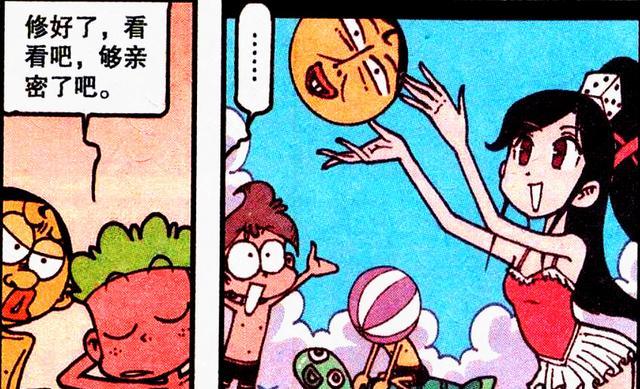 漫画|高茜“天生尤物”如“水中精灵”,奋豆:媚眼含羞合,丹唇逐笑开