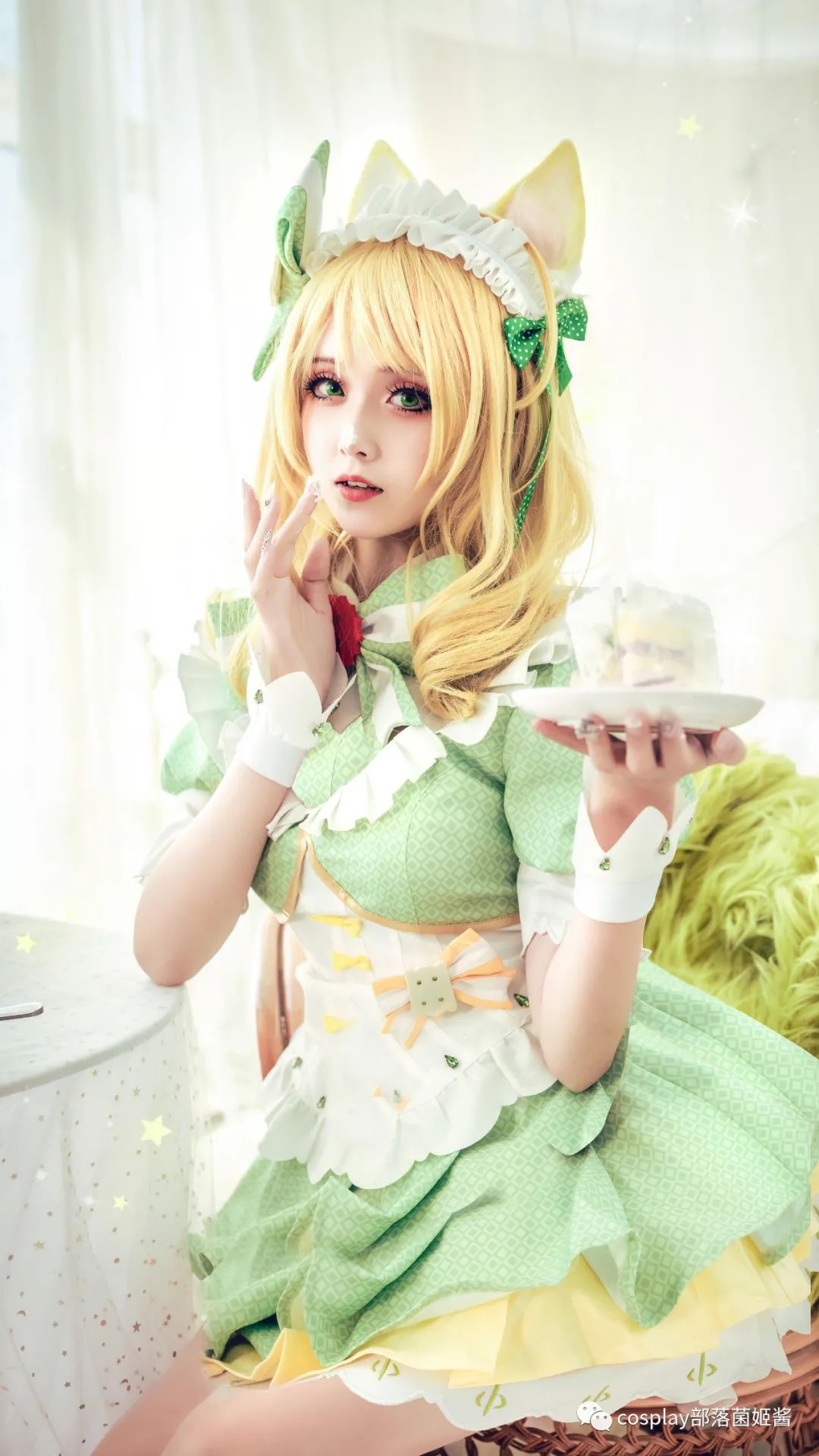 |cos：王者荣耀妲己抹茶甜心cos正片@秋楚楚