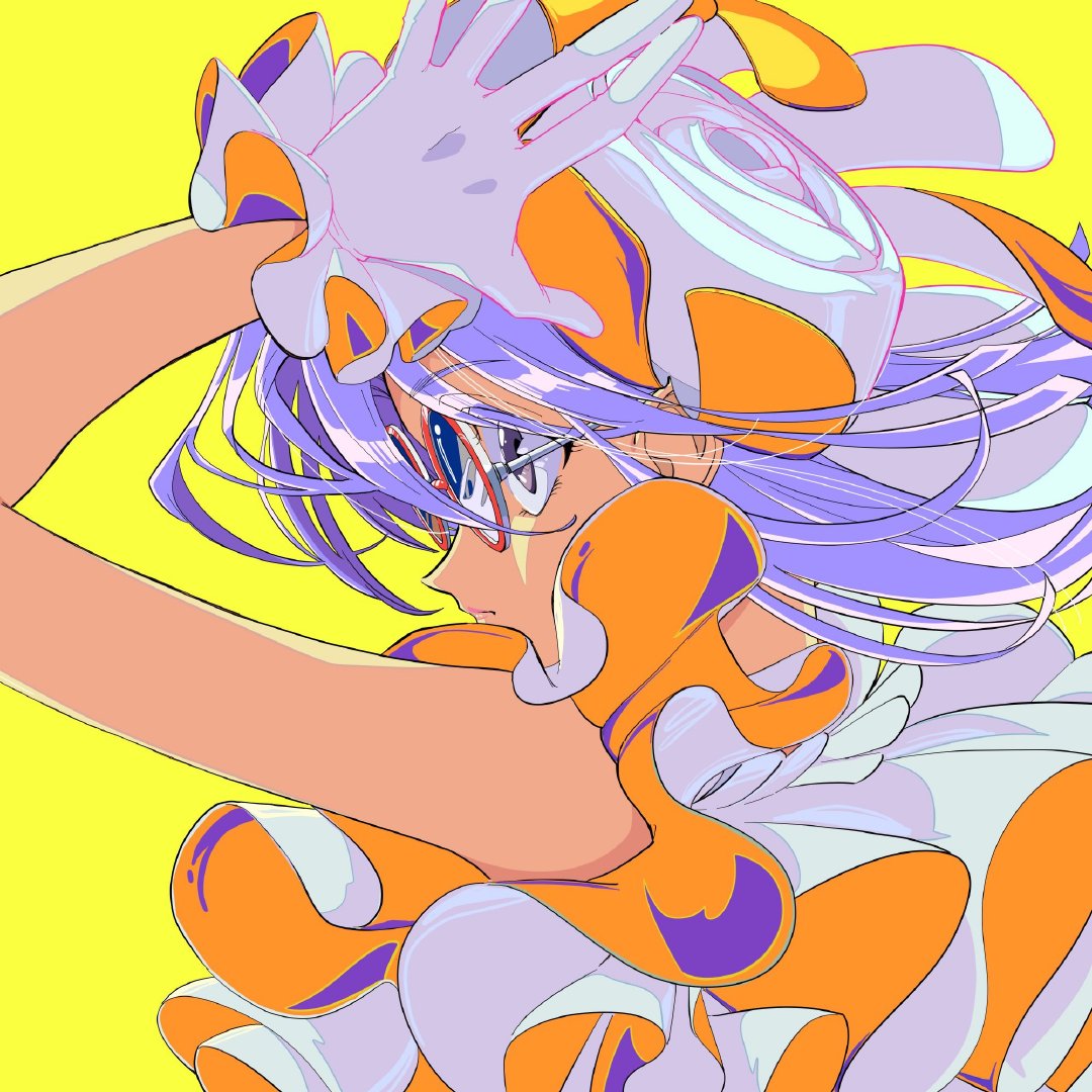 |很有年代感的动漫少女插画，大眼睛看起来就炯炯有神