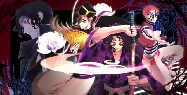 鬼灭之刃|鬼灭之刃：十二鬼月上六弦群殴继国缘一，谁能够站到最后