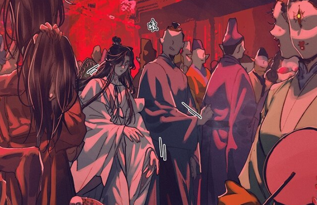 谢怜|天官赐福漫画:管完了郎千秋管谢怜,风师的鬼市之行,真是操碎心