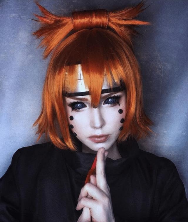 火影忍者|火影忍者绝美COS：雏田美出天际，大蛇丸带蟒蛇玩COS！