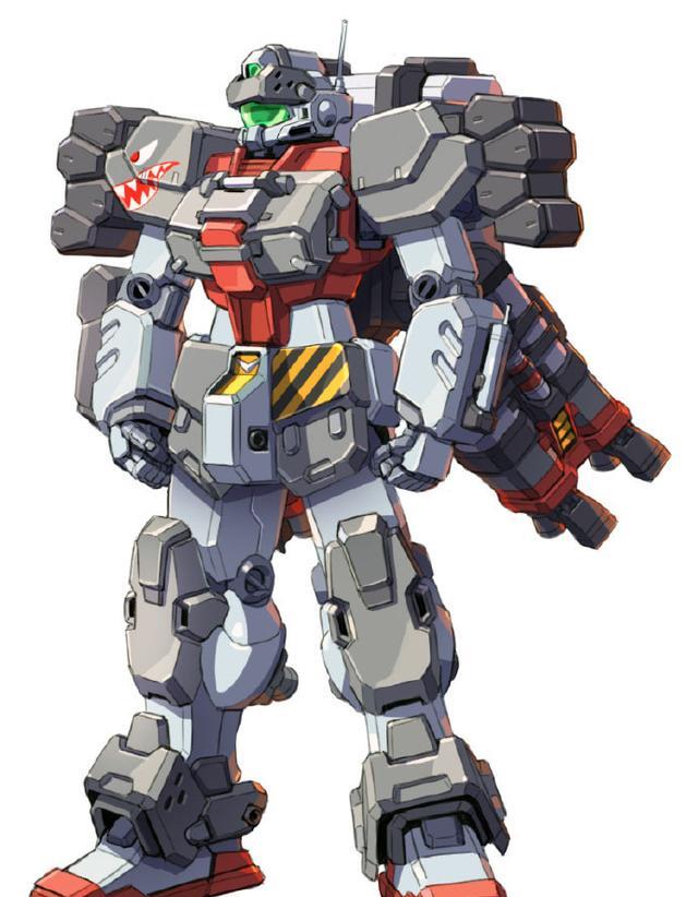机动战士高达|机动战士高达,正常比例警长暴风高达插画