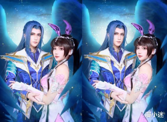 小舞|《斗罗大陆》帅哥美女COS三舞组合，还原经典名场面，画面超甜蜜