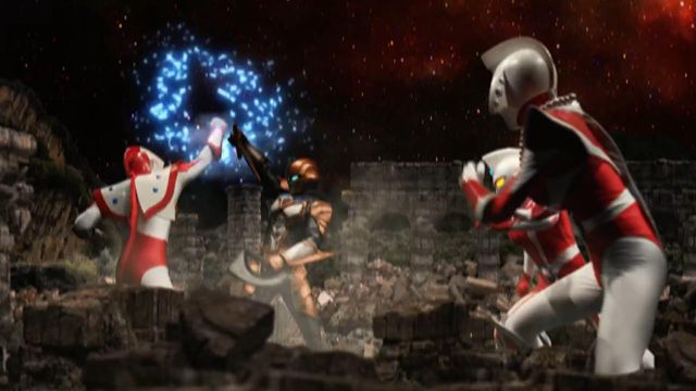 |奥特银河格斗3：泰坦一打三，USA三奥人均光之锯人，艾斯后继有人