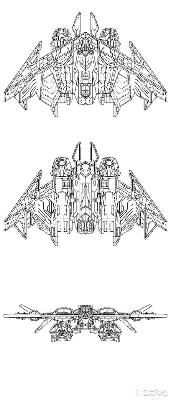 acgn漫评|戴卡奥特曼:胜利猎隼造型和线稿公开,可以和胜利飞鹰进行合体!