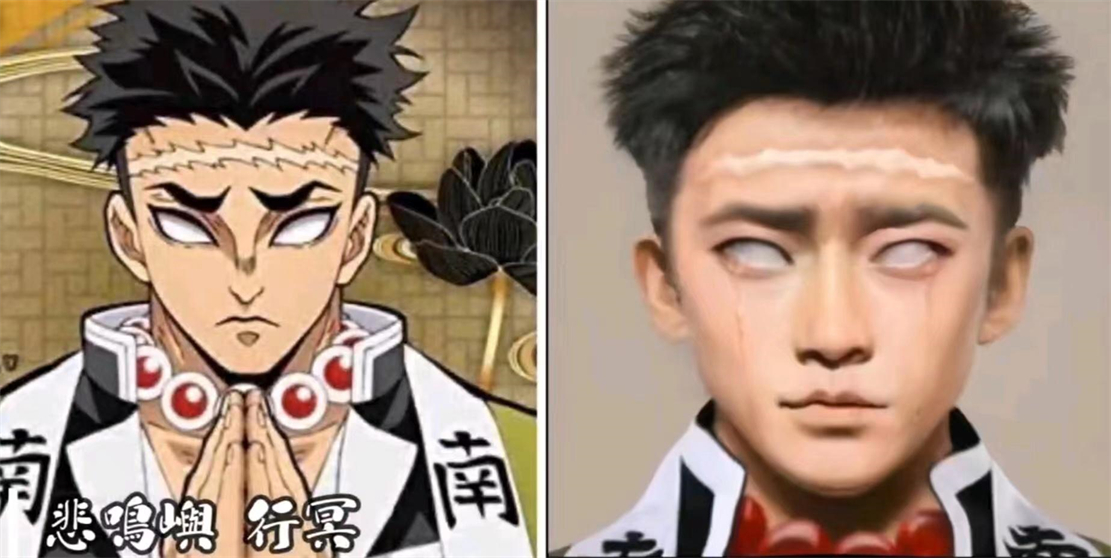 ai|鬼灭之刃九柱AI真人化,蝴蝶忍颜值惊艳全场,大哥眉毛神还原