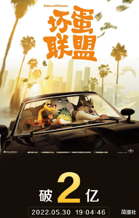 狐狸|坏蛋联盟票房破2亿,又是大灰狼和狐狸,梦工厂也玩不转了?