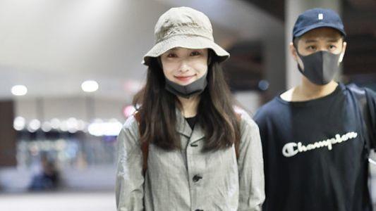 亚麻|倪妮真是文艺又率性，亚麻套装穿得宽松简约，藏住身材却显出气质