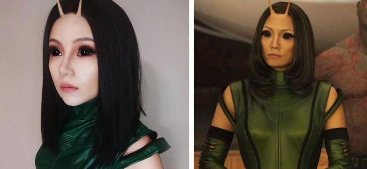 女孩|素人网友变身电影动画主角简直双胞胎,女孩复制黑寡妇神韵超性感