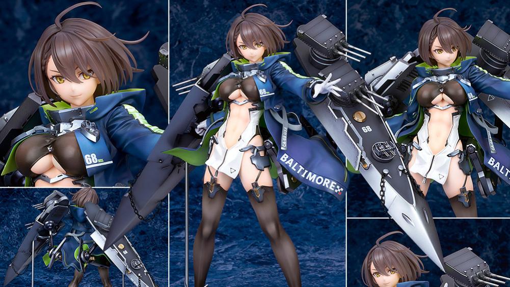 手办|潮趣：《碧蓝航线》巴尔的摩1/7手办  和原画基本一样