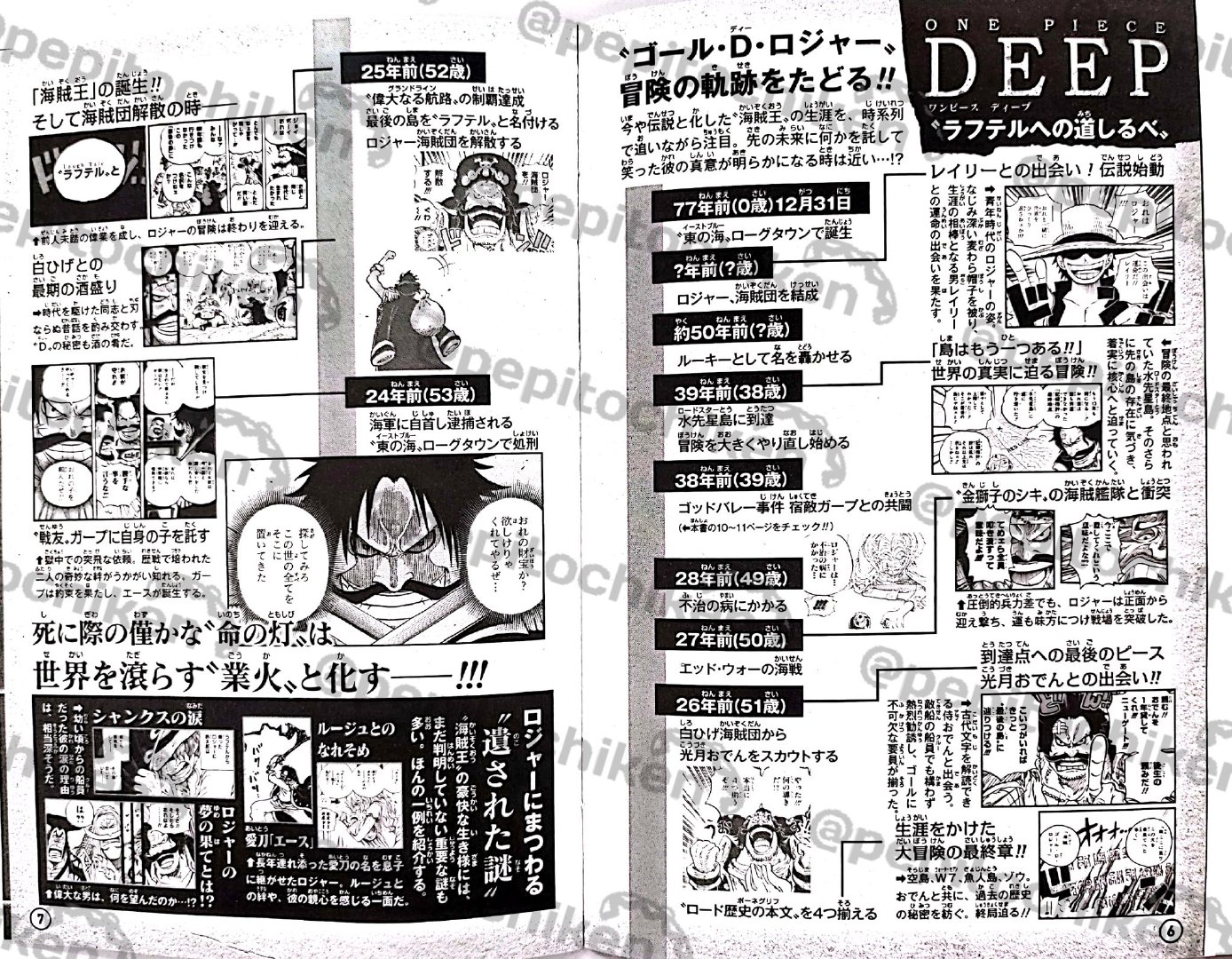 海贼王|海贼王资料图更新,罗杰海贼团轨迹曝光,其中就有和洛克斯的大战