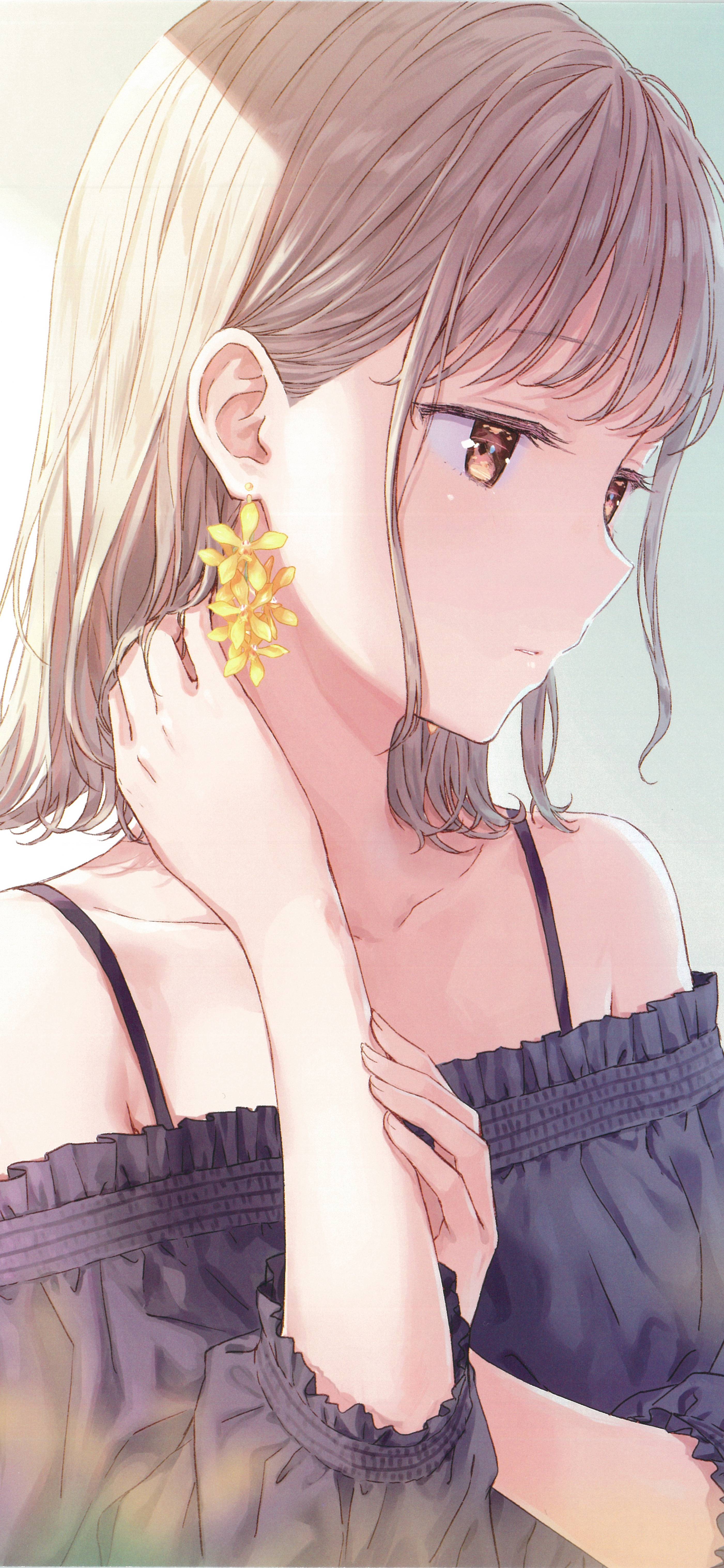 |动漫壁纸,今天天气真热,汗流浃背