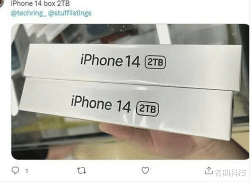 iPhone|iPhone 14包装泄露,居然有2TB版本!手机存储容量为何突然膨胀?