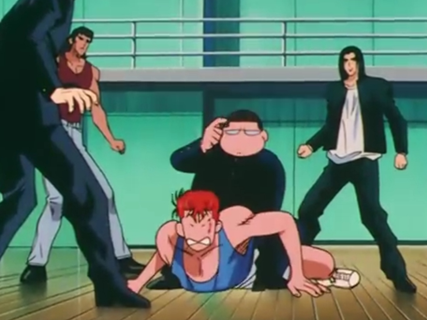 三井寿|灌篮高手：三井打架从来没赢过，为何铁男和德男还为他马首是瞻？