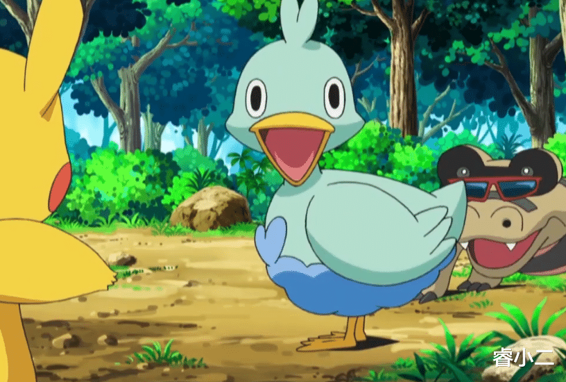 皮卡丘|《宝可梦》没有恶系却胜似恶系的鸭宝宝,整蛊了小智与黑眼鳄!