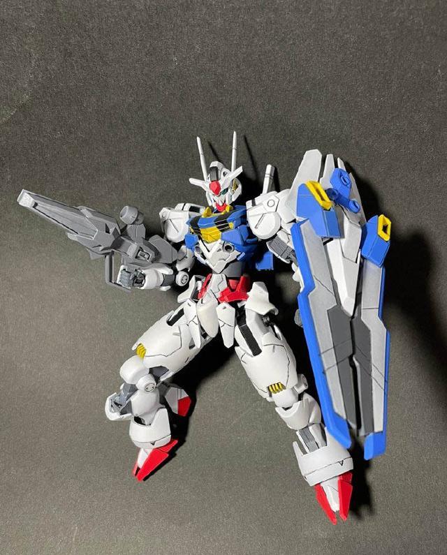 模型|胶板自制HG比例,机动战士高达水星之魔女主角机