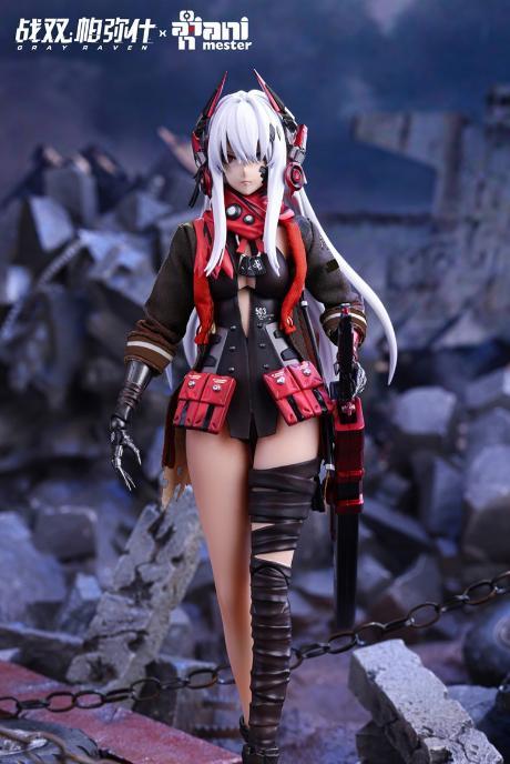 手辦|戰雙帕彌什：露西亞深紅之淵包膠可動手辦官圖堪稱頂級的大長腿