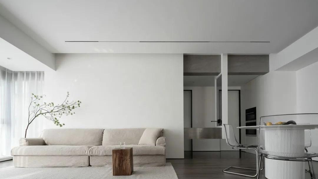 留白+氛围感：110m2光影之家，营造出了回归自然的视觉感！