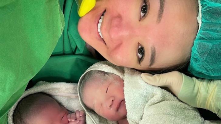 |恭喜！39岁女星李美萱剖腹产下龙凤胎，前年流产后一度自责痛哭