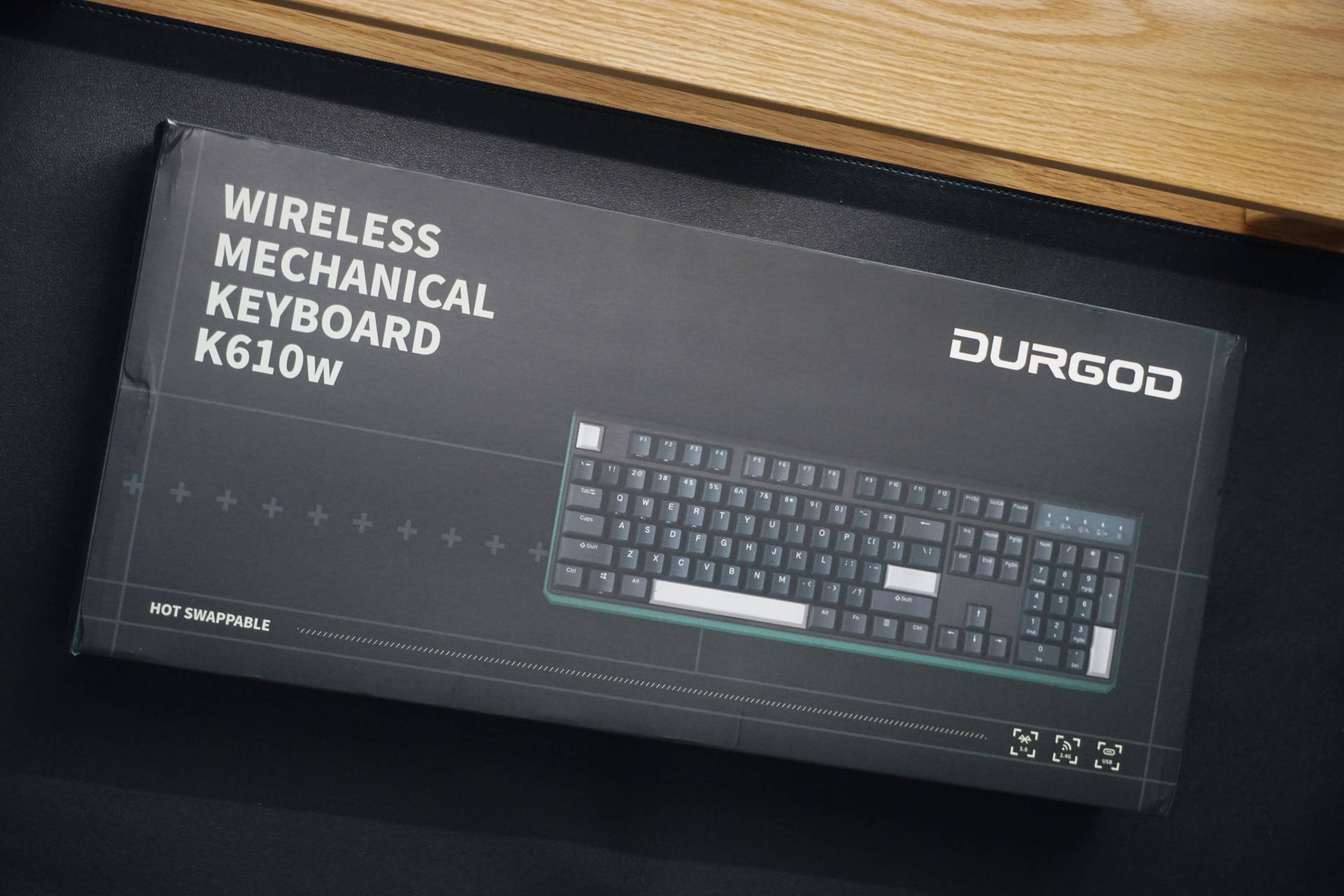 机械键盘|杜伽K610w无线机械键盘:可高度定制的104键多模键盘