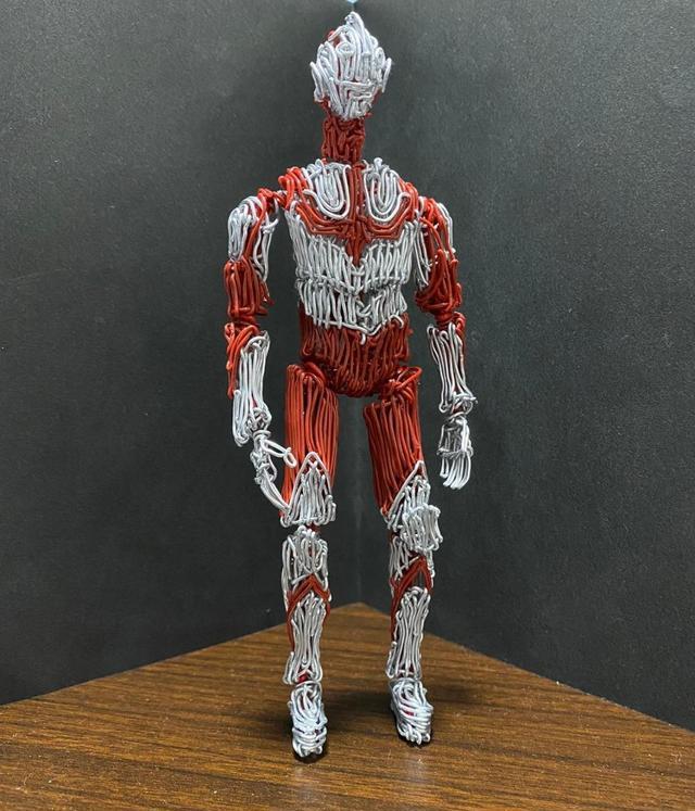 模型|铁丝制作可动奥特曼模型