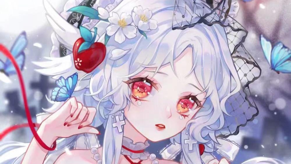 |仙气动漫女生头像|只有装作无所谓，才能显得不那么卑微