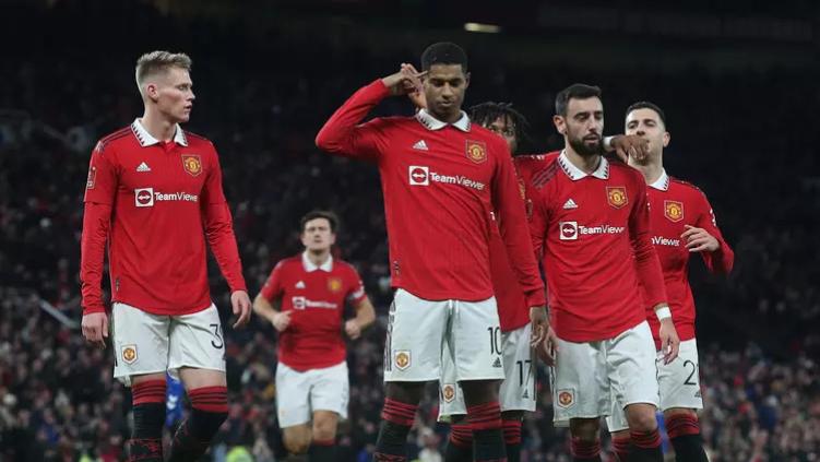 足总杯-拉什福德传射+造乌龙 曼联3-1埃弗顿晋级