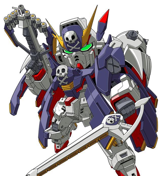 高達|各系列Q版高達主角機體插畫，第五張是什么高達？