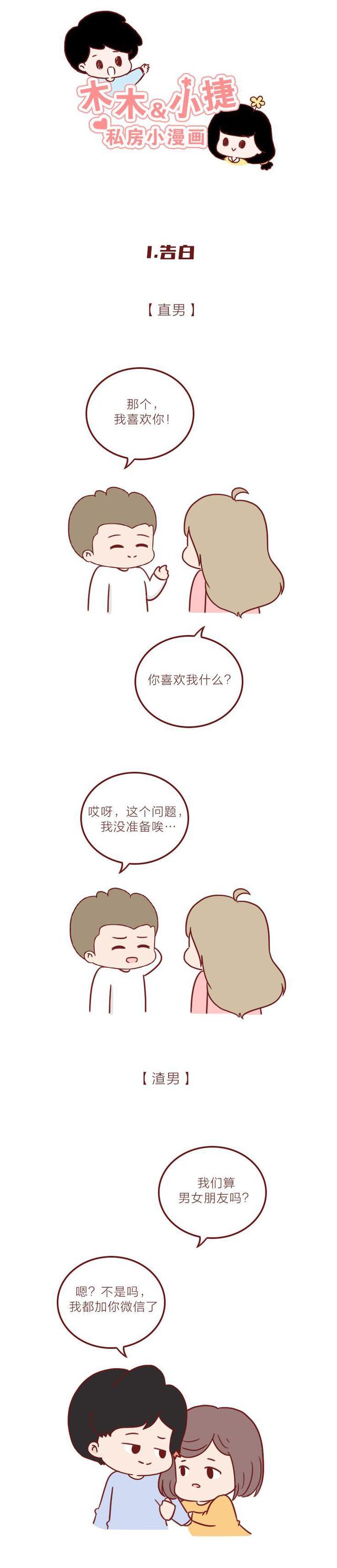 直男|直男vs渣男戀愛對照手冊，你最不能接受哪一種行為？