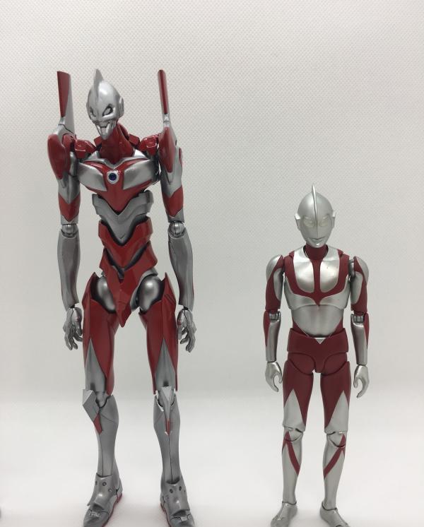 模型|初号机与奥特曼混搭改造“初特曼”模型