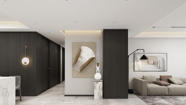 165㎡现代风，极简主义定格幸福关键帧