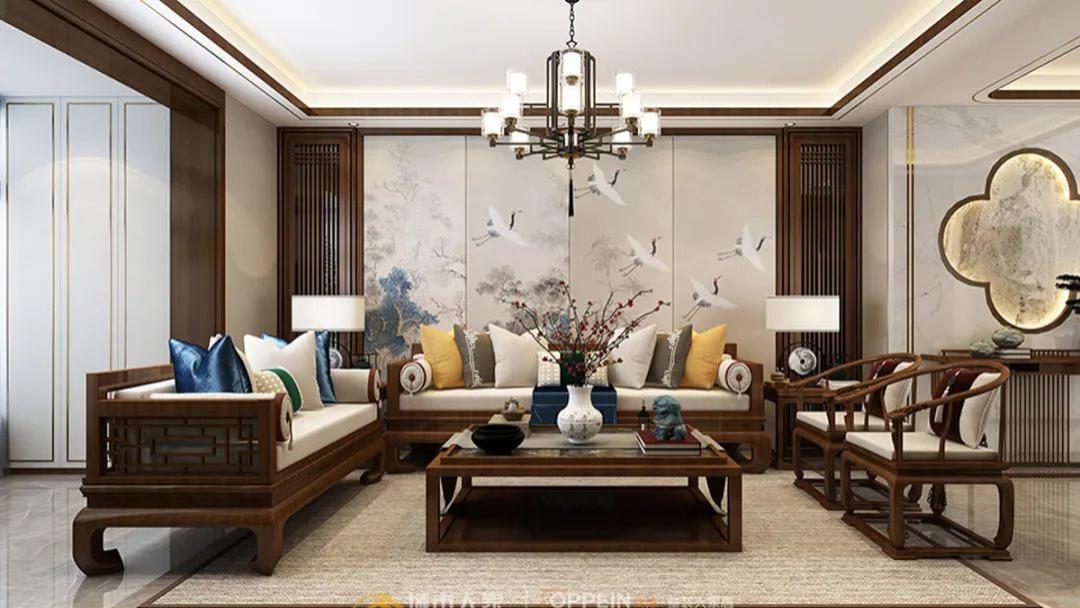 148㎡新中式风格｜古典雅致之居，清风皓月，雅韵东方