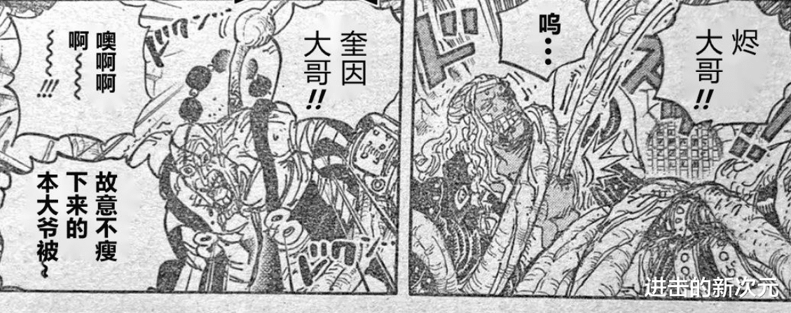 路飞|海贼王1053话：凯多大妈被救走，绿牛无脑崇拜赤犬，准备猎杀路飞