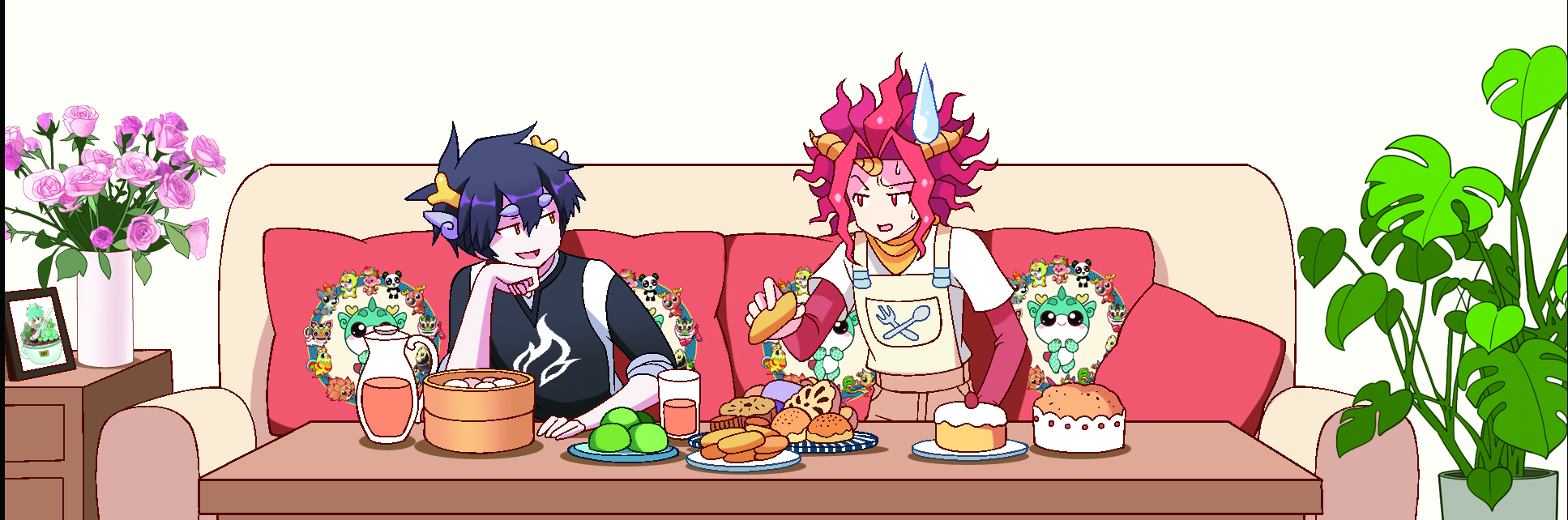 |【神兽小剧场】帮我写作业吧，痴痴吃！