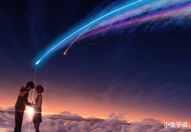 你的名字|动漫《你的名字》,喜欢三年前三叶和泷在地铁上,相遇那一刻静谧