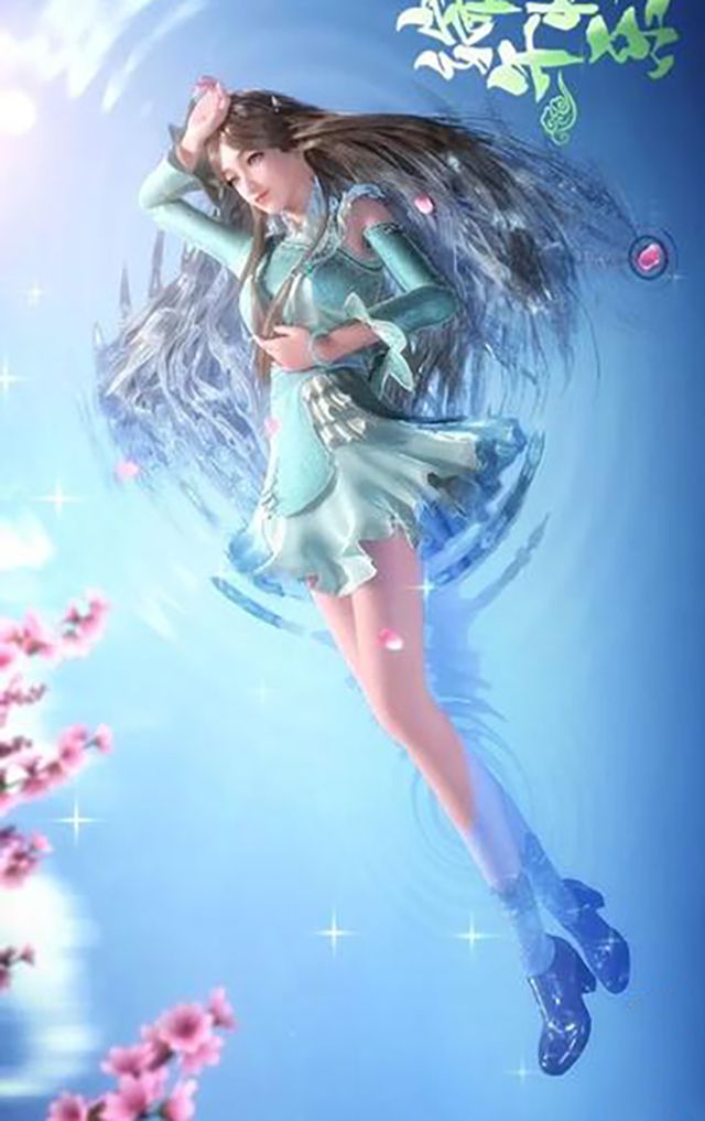 朱竹清|斗罗大陆:史莱克三美长大后的高清模样,朱竹清不再是微胖女神