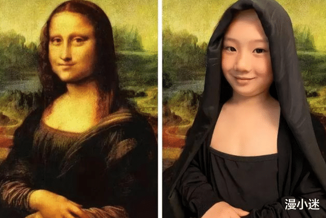 00后|小学生COS世界名画,相似度超高,网友:让你模仿没让你超越