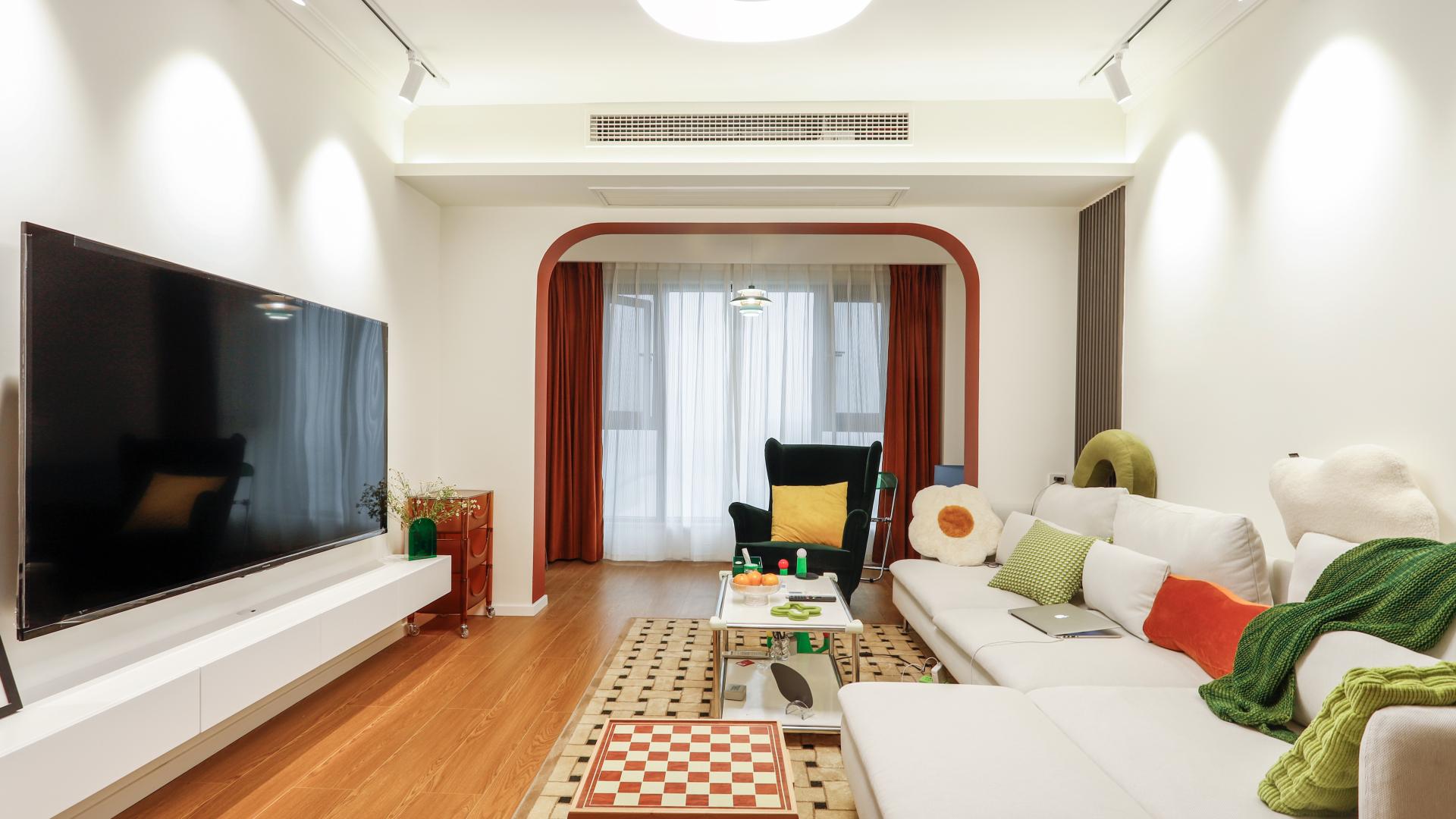 96㎡三居室，混搭北欧风，尽显小资风情