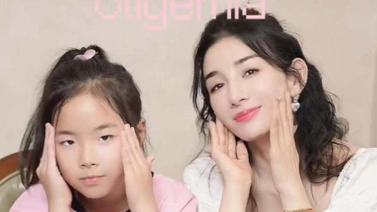 黄奕|黄奕9岁女儿颜值逆袭，五官长开国际范十足，然而脖子粗壮引担忧