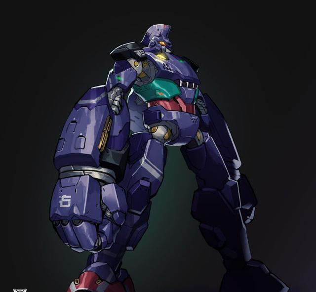 |帅气机甲插画合集,初号机与奥特曼不算机甲吧?