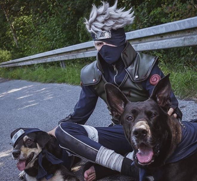 火影忍者|火影忍者绝美COS：雏田美出天际，大蛇丸带蟒蛇玩COS！