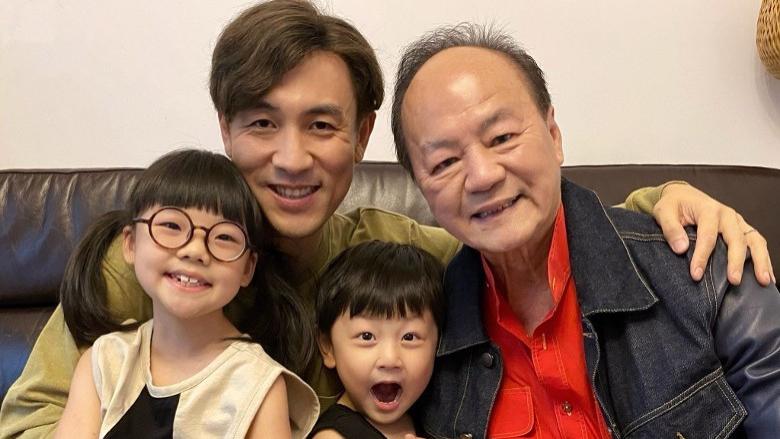 狄龙|狄龙庆祝父亲节，祖孙三代同框长相太相似，41岁儿子已成TVB视帝